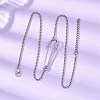Iron Kilt Pin Pendant 304 Stainless Steel Curb Chain Necklaces NJEW-JN05679-4
