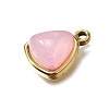 Natural Rose Quartz Triangle Charms LS-STAS-D310-02G-02-2