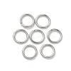Tarnish Resistant 304 Stainless Steel Open Jump Rings X-STAS-Q186-02-6x0.8mm-1