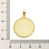 Brass with Cubic Zirconia Pendants X-KK-K332-16A-G-01-3
