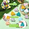 32Pcs 16 Colors Leaf Food Grade Eco-Friendly Silicone Focal Beadss SIL-CJ0002-19-3