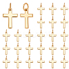20Pcs Brass Pendants ZIRC-ME0003-73-1