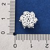 Rack Plating Brass Micro Pave Cubic Zirconia Beads KK-Z082-01S-3