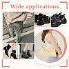 4Pcs 2 Colors Brass Rhinestone Link Bag Extender Chains HJEW-GA00034-5