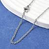 Tarnish Resistant Trendy Unisex 304 Stainless Steel Cable Chain Necklaces X-NJEW-L043-16P-1