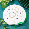40Pcs 4 Colors 304 Stainless Steel Charms STAS-DC0009-80-5