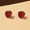 Cubic Zirconia Clip-on Earrings EJEW-L100-01P-09-2