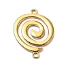304 Stainless Steel Spiral Connector Charms LS-STAS-P395-06G-1