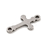 201 Stainless Steel Connector Charms STAS-S146-08P-2