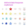 392Pcs 24 Style Transparent Acrylic Beads TACR-YW0001-27-2