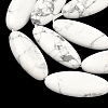 Natural Howlite Beads Strands G-B078-E17-01-4