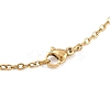PVD Vacuum Plating Unisex Casual Style 304 Stainless Steel Cable Chain Necklaces STAS-O037-45G-2