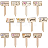 2 Bags Wooden Plant Labels DIY-CP0012-70-1