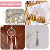 40Pcs 5 Colors Wood European Beads WOOD-GL0001-14-6
