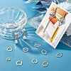 32Pcs 8 Styles 201 Stainless Steel Connector Charms STAS-SC0005-06-4