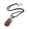 2Pcs 2 Styles Chakra Jewelry NJEW-SZ0001-05-2