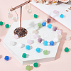 40Pcs 10 Colors  Transparent Glass Beads GLAA-DR0001-01-4