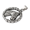 304 Stainless Steel Pendants STAS-Z067-01P-2