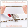 Tibetan Style Alloy Ceiling Fan Pull Chain Extenders AJEW-WH0367-20AB-4
