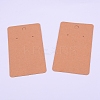 kraft Paper Earring Card Holder for Earring Display LS-DIY-WH0167-83A-2