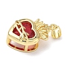 Brass Glass Pendants X-KK-L253-28G-02-2