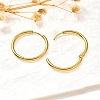 304 Stainless Steel Hoop Earrings for Women EJEW-M068-15F-G-1