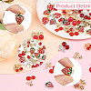 40Pcs 20 Styles  Strawberry & Cherry Alloy Pendants FIND-SC0019-91-3