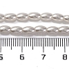 Baking Paint Pearlized Glass Pearl Bead Strands PEAR-H019-01C-02-5