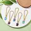 Owl Alloy Pendants Decorations HJEW-JM01865-2