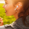 Silicone & Brass Earphone Chains HJEW-OC00027-6