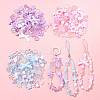 450Pcs 3 Colors Transparent & Opaque Acrylic Beads TACR-FS0001-68-6