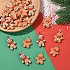 15Pcs 3 Styles Christmas Opaque Resin Pendants RESI-YW0004-76-5