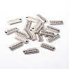 Tibetan Style Alloy Rectangle with Word Namaste Pendants TIBEP-Q043-067-RS-1