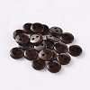 2-Hole Flat Round Resin Sewing Buttons for Costume Design BUTT-E119-24L-02-1