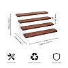 4-Tier Wood Acrylic Organizer Display Riser Rack ODIS-WH0070-13B-2