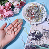 96Pcs 8 Colors Alloy & Nylon Mobile Phone Finger Rings AJEW-GL0002-81-3