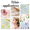 50Pcs 5 Colors Ion Plating(IP) 316 Stainless Steel Hoop Earrings Findings STAS-DC0003-93-4