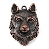 Tibetan Style Alloy Pendants X-FIND-C052-12R-1