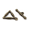 Tibetan Style Alloy Toggle Clasps TIBE-EA9149Y-AB-FF-2