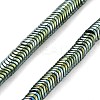 Electroplated Synthetic Non-magnetic Hematite Beads Strands G-B132-A01-01E-1