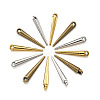 150 Pcs 3 Colors Tibetan Style Alloy Pendants TIBEP-FW0001-02-2