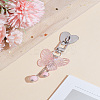 1Pc Butterfly Acrylic Pendant Decorations HJEW-LP0001-11-1