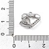 Brass Micro Pave Cubic Zirconia Pendants LS-KK-D283-27P-3
