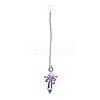Crystal Fairy Beaded Wall Hanging Decoration Pendant Decoration HJEW-G019-02D-1