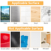310Pcs 2 Styles Square/Round Acrylic Double Sided Adhesive AJEW-FH0004-93-5