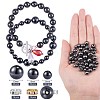 175Pcs Non-Magnetic Synthetic Hematite Round Beads for DIY Jewelry Making DIY-SZ0005-99-2