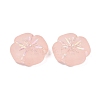 Frosted Transparent Acrylic Beads OACR-P029-19B-02-3