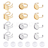 DIY 201 & 304 Stainless Steel Cuff Pad Rings Making Kit DIY-HS0001-52-1