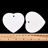 White Porcelain Blank Big Pendants PORC-PW0001-101B-2