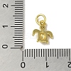 Real 18K Gold Plated Brass Pave Clear Cubic Zirconia Pendants KK-M283-07F-01-3